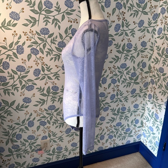Anthropologie Sheer Lace
Long-Sleeve Bodysuit - Picture 6 of 9